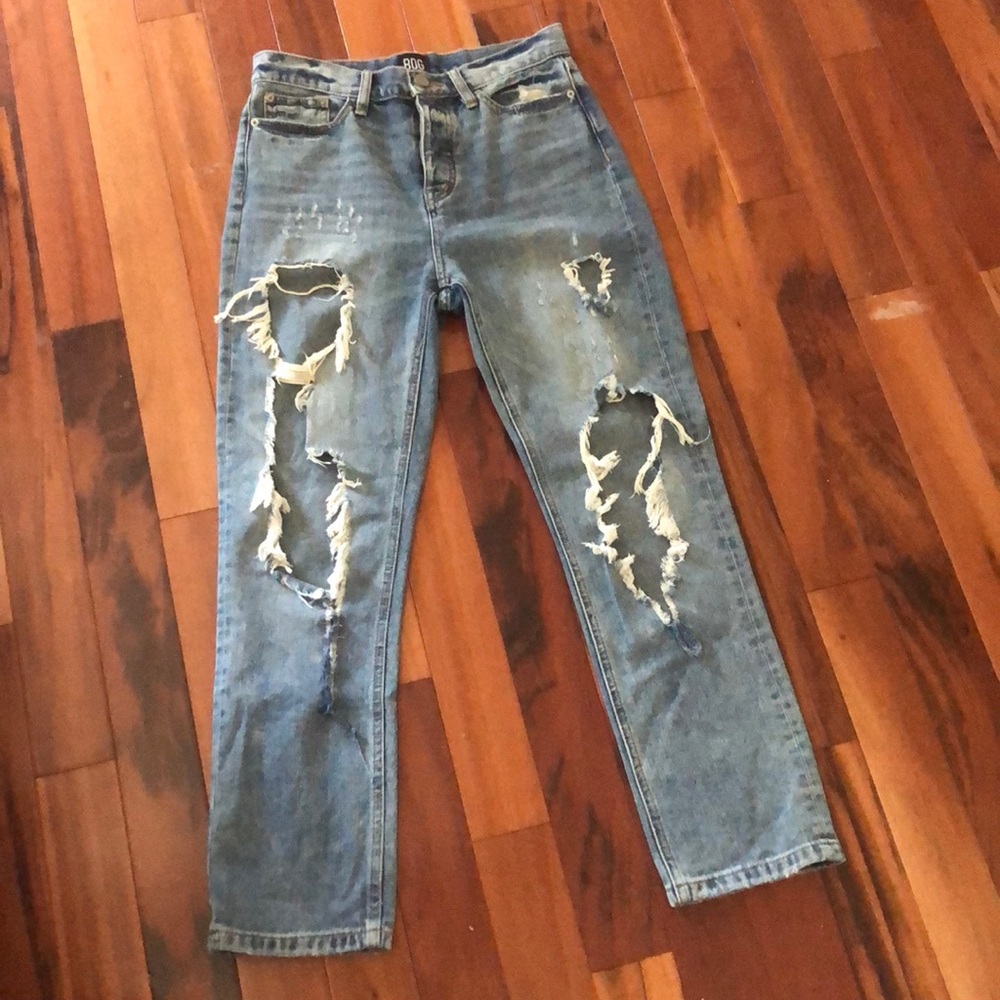 BDG ripped high rise jeans